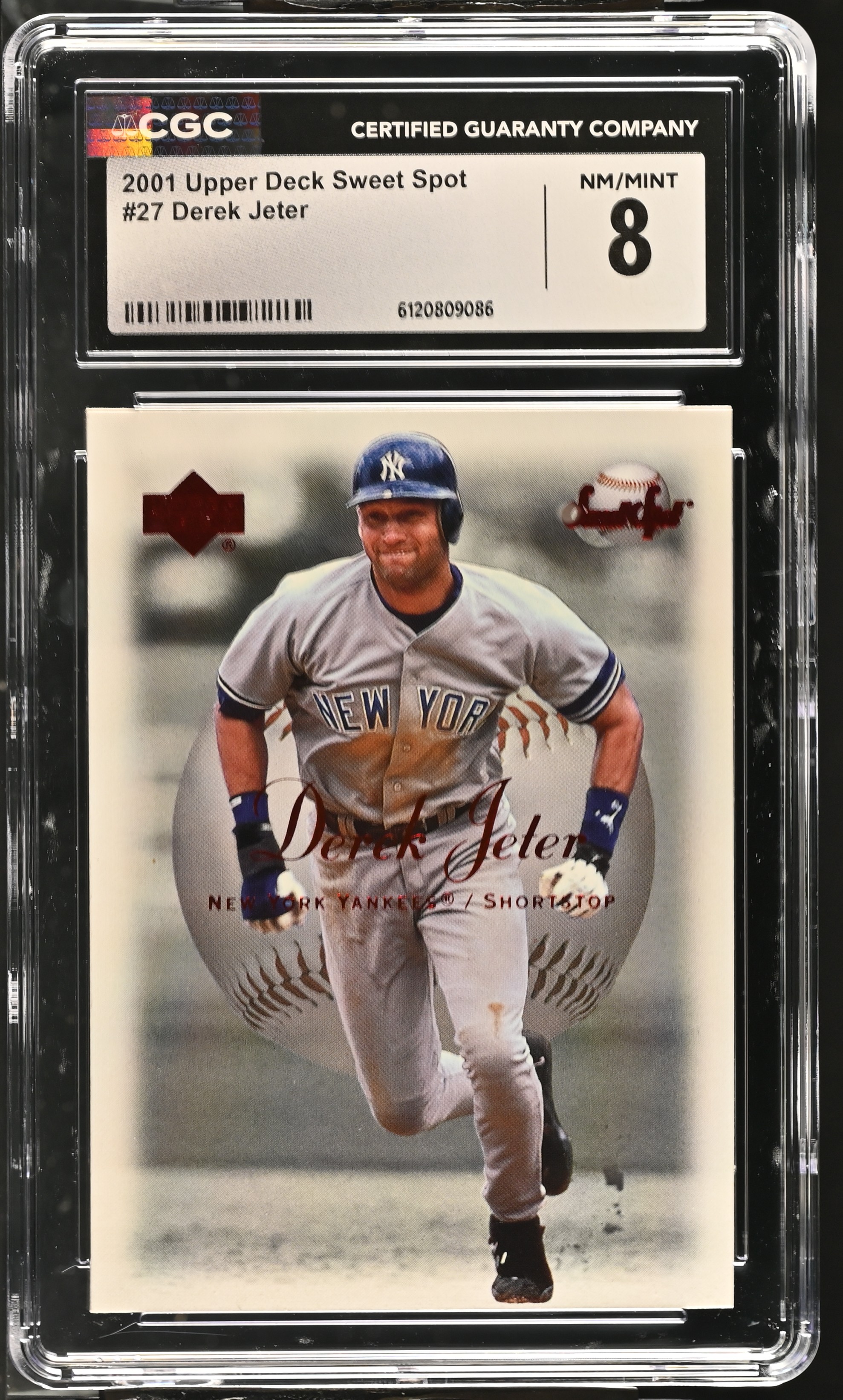 Derek Jeter 2001 Sweet Spot #27 (CGC 8) at PristineAuction.com Derek Jeter 2001 Sweet Spot #27 (CGC 8) at PristineAuction.com
