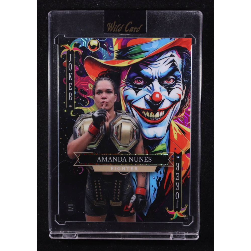 Amanda Nunes 2025 Wild Card Jokers Wild Joker #SDJWM-ANNN09 #1/1 at PristineAuction.com