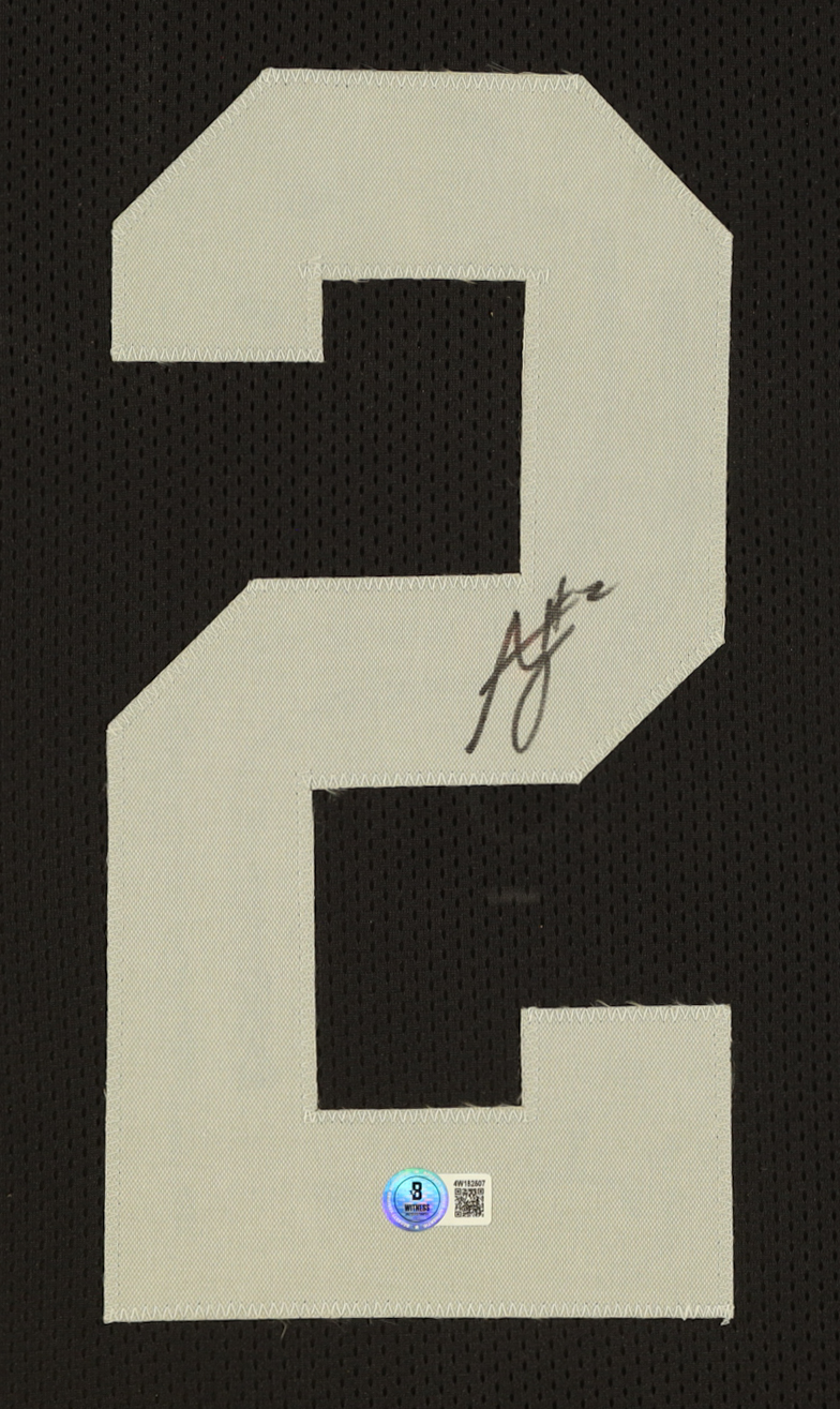 Ashton Jeanty Signed Custom Framed Jersey Display (Beckett) at PristineAuction.com Ashton Jeanty Signed Custom Framed Jersey Display (Beckett) at PristineAuction.com