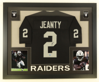 Ashton Jeanty Signed Custom Framed Jersey Display (Beckett) at PristineAuction.com