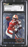 Jerry Rice 1997 Metal Universe #84 (CGC 7) at PristineAuction.com