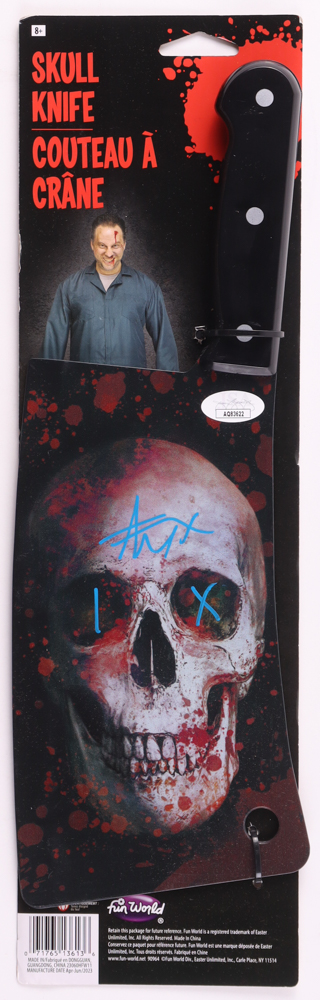 Spencer Charnas Signed Replica Prop Knife Inscribed "IX" (JSA) at PristineAuction.com Spencer Charnas Signed Replica Prop Knife Inscribed "IX" (JSA) at PristineAuction.com