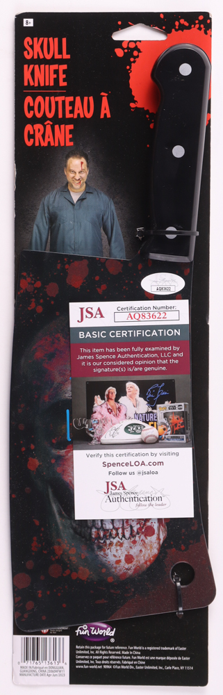 Spencer Charnas Signed Replica Prop Knife Inscribed "IX" (JSA) at PristineAuction.com Spencer Charnas Signed Replica Prop Knife Inscribed "IX" (JSA) at PristineAuction.com