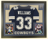 Javonte Williams Signed Custom Framed Jersey Display (Beckett) at PristineAuction.com
