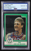 Larry Bird Signed 1984 Star Larry Bird #9 (PSA | Auto Grade 10) at PristineAuction.com