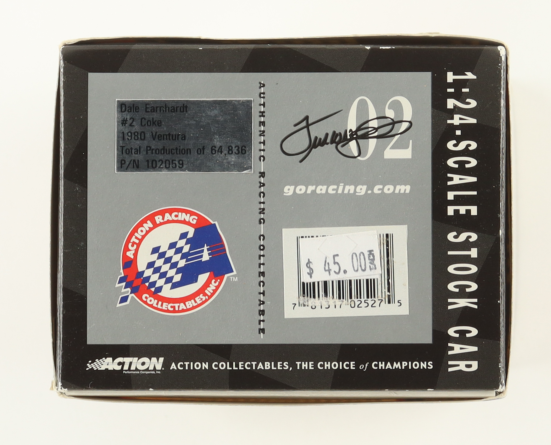 Dale Earnhardt LE NASCAR #2 Coke 1980 Ventura 1:24 Die-Cast Car at PristineAuction.com Dale Earnhardt LE NASCAR #2 Coke 1980 Ventura 1:24 Die-Cast Car at PristineAuction.com