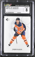 Connor McDavid 2020-21 SP Authentic #90 (CGC 8) at PristineAuction.com