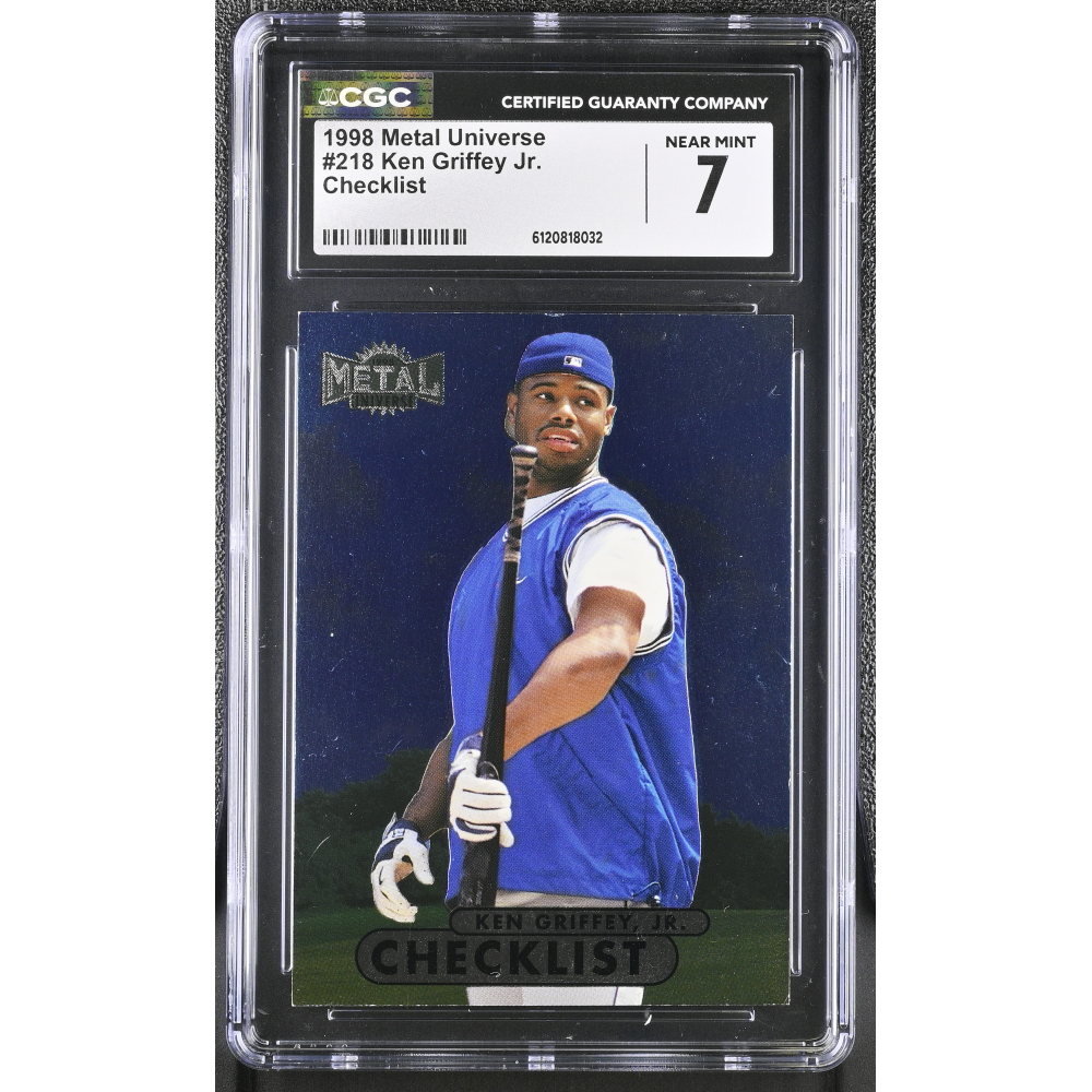 Ken Griffey Jr. 1998 Metal Universe #218 CL (CGC 7) at PristineAuction.com