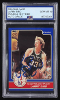 Larry Bird Signed 1984 Star Award Banquet #8 MVP (PSA | Auto Grade 10) at PristineAuction.com