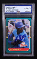 Bo Jackson Signed 1987 Donruss Rookies #14 RC (PSA | Autograph Graded PSA 10) at PristineAuction.com