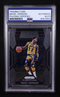Magic Johnson Signed 2018-19 Panini Prizm Dominance #2 (PSA) at PristineAuction.com