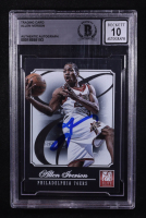 Allen Iverson Signed 2012-13 Elite #188 (BGS | Autograph Graded BGS 10) at PristineAuction.com