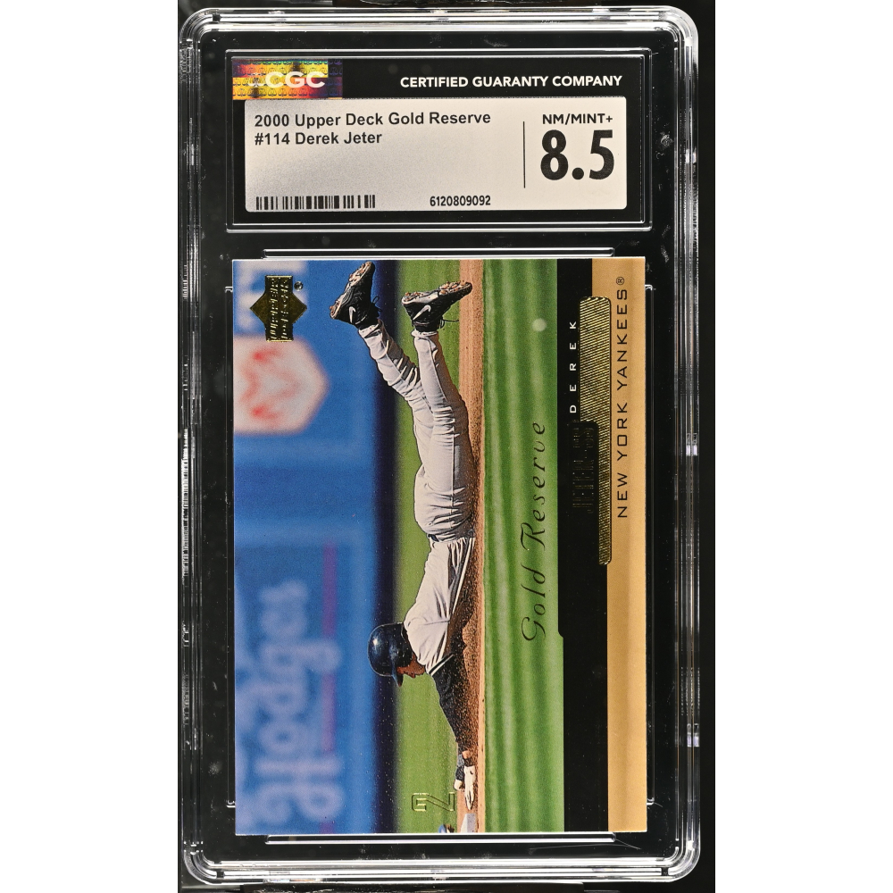Derek Jeter 2000 Upper Deck Gold Reserve #114 (CGC 8.5) at PristineAuction.com