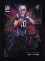 Drake Maye 2024 Donruss Optic Light it Up #7 RC at PristineAuction.com