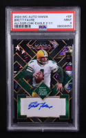Brett Favre 2024 Wild Card Auto Mania Autographs Checkerboard Flag #AMASQBF #1/1 (PSA 9) at PristineAuction.com