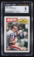 Joe Montana Signed 1987 Topps #112 (CGC 9 | Auto Grade 10) at PristineAuction.com
