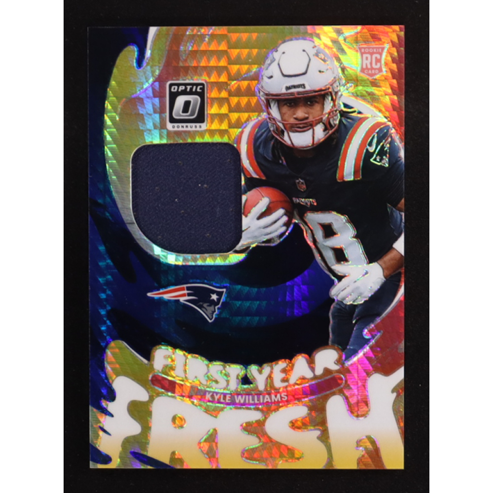 Kyle Williams 2025 Donruss Optic First Year Fresh Jerseys Blue Hyper #35 RC at PristineAuction.com