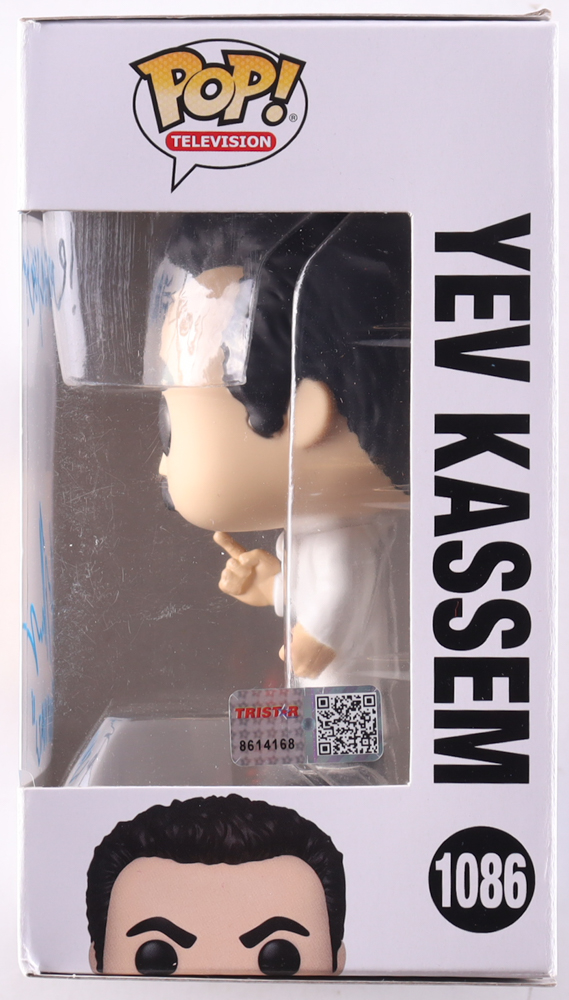 Larry Thomas Signed "Seinfeld" #1086 Yev Kassem Funko Pop! Vinyl Figure Inscribed "Soup Nazi" & "No Soup For You!" (TriStar) at PristineAuction.com Larry Thomas Signed "Seinfeld" #1086 Yev Kassem Funko Pop! Vinyl Figure Inscribed "Soup Nazi" & "No Soup For You!" (TriStar) at PristineAuction.com