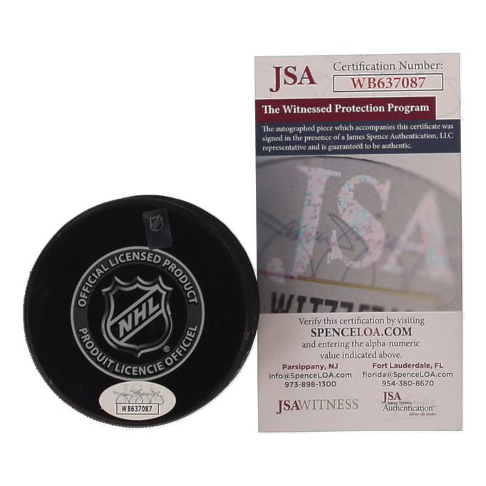 Pierre Turgeon Signed Islanders Logo Hockey Puck Inscribed "HOF 23" (JSA) at PristineAuction.com Pierre Turgeon Signed Islanders Logo Hockey Puck Inscribed "HOF 23" (JSA) at PristineAuction.com