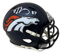 Ed McCaffrey Signed Broncos Speed Mini Helmet (Beckett) at PristineAuction.com