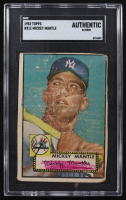 Mickey Mantle 1952 Topps #311 RC (SGC Authentic) (Altered) at PristineAuction.com