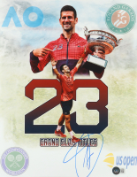 Novak Djokovic Signed 11x14 Photo (Beckett) at PristineAuction.com