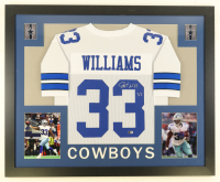 Javonte Williams Signed Custom Framed Jersey Display (Beckett) at PristineAuction.com