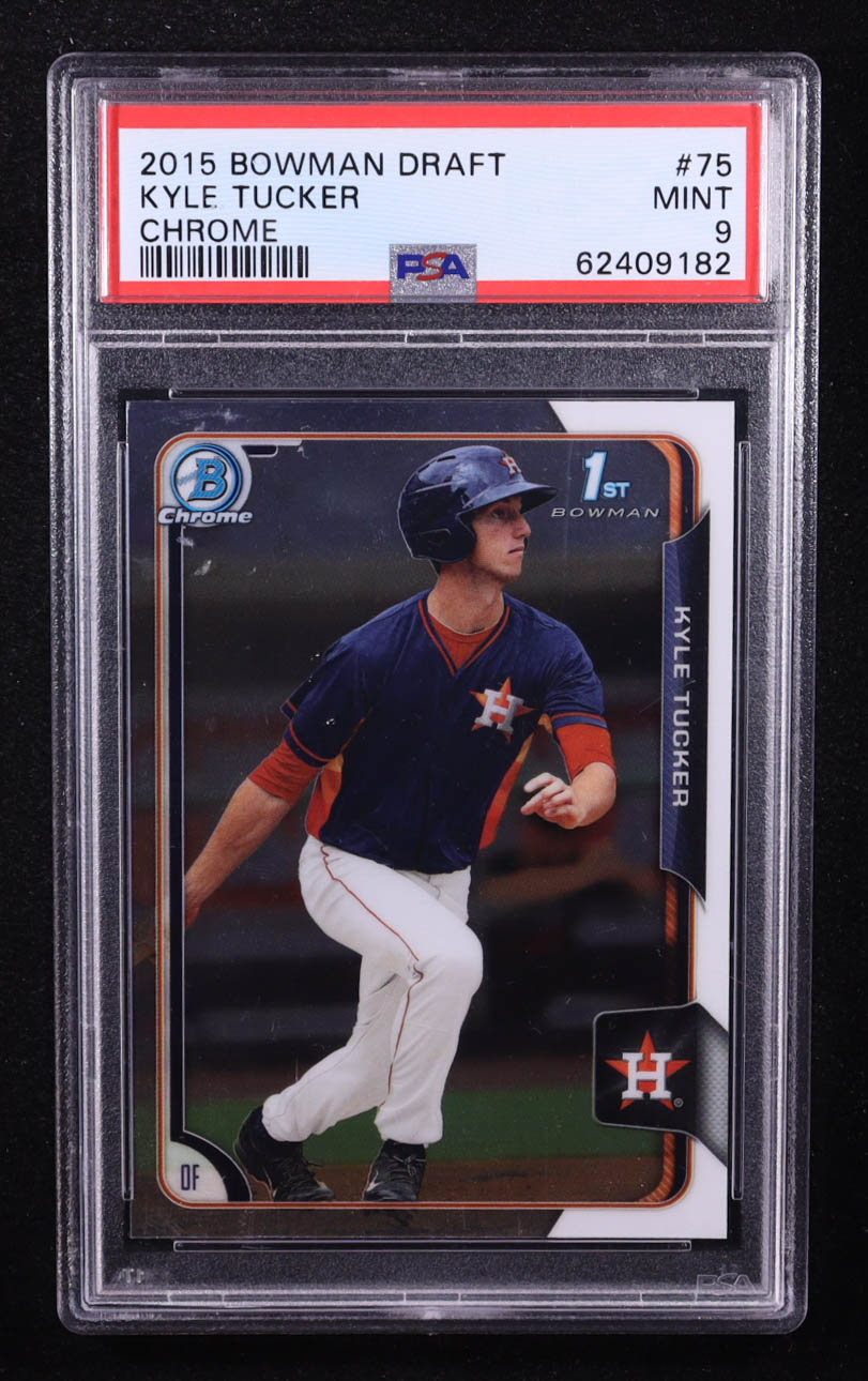 Kyle Tucker 2015 Bowman Draft Chrome #75 RC (PSA 9) at PristineAuction.com Kyle Tucker 2015 Bowman Draft Chrome #75 RC (PSA 9) at PristineAuction.com