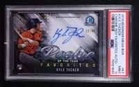 Kyle Tucker 2019 Bowman Mega Box Chrome Rookie Of The Year Favorites Auto #ROYRA-KT RC #12/99 (PSA 9) at PristineAuction.com