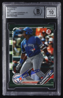 Vladimir Guerrero Jr. Signed 2019 Bowman Prospects Camo #BP1 (BGS | Auto Grade 10) at PristineAuction.com