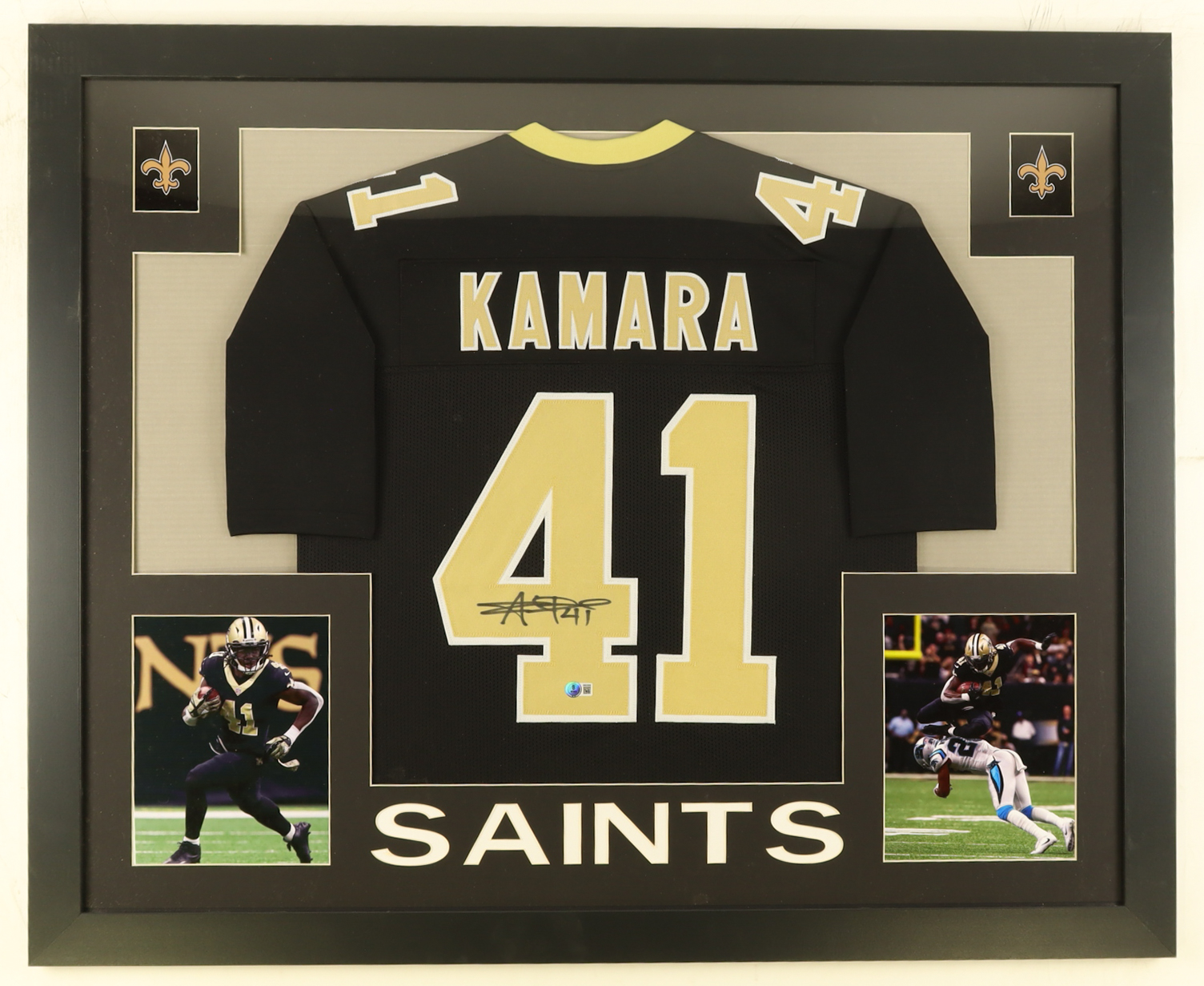 Alvin Kamara Signed Custom Framed Jersey Display (Beckett) at PristineAuction.com Alvin Kamara Signed Custom Framed Jersey Display (Beckett) at PristineAuction.com