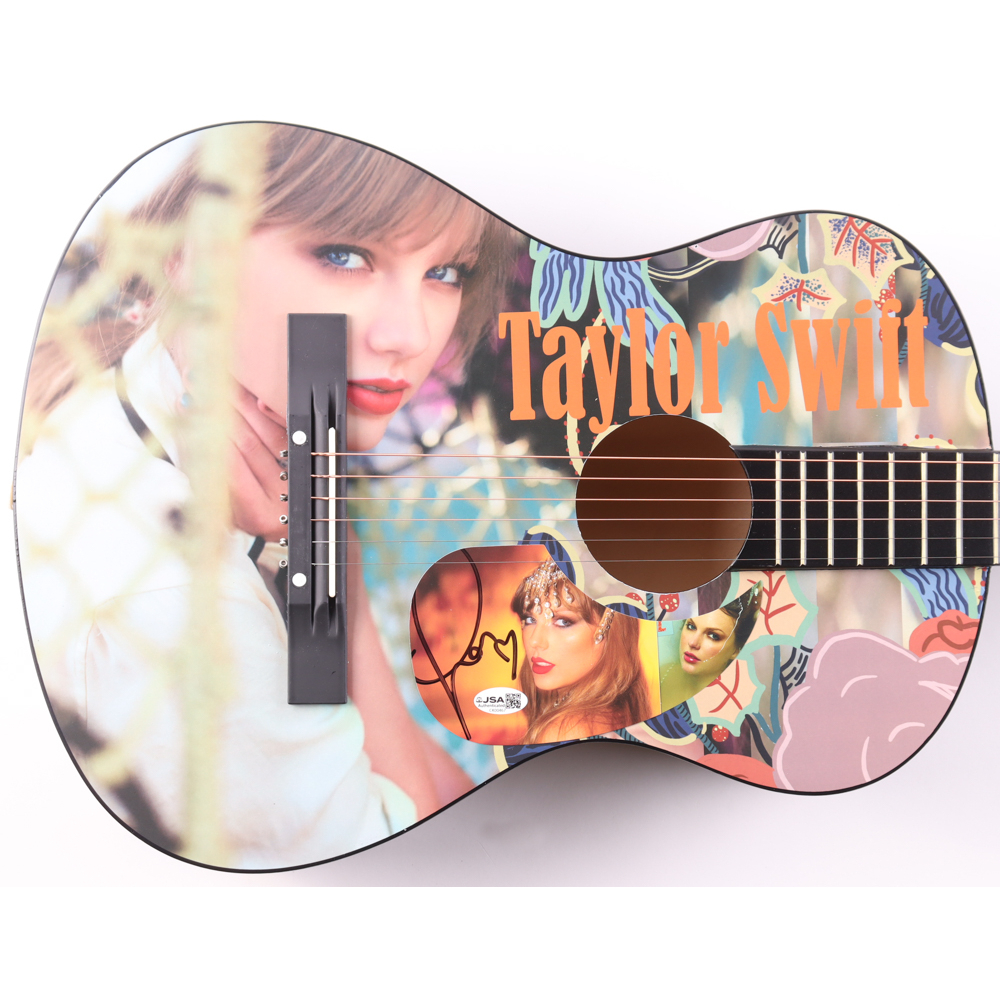 Taylor Swift Guitar with Signed Custom Insert Pickguard (JSA) at PristineAuction.com