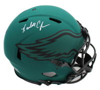 Randall Cunningham Signed Eagles Full-Size Authentic On-Field Rave Alternate Speed Helmet (Beckett) at PristineAuction.com