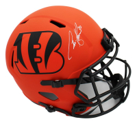 Chase Brown Signed Bengals Full-Size Rave Alternate Speed Helmet (Beckett) at PristineAuction.com