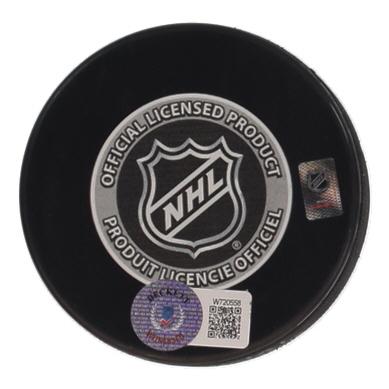 Stephane Matteau Signed Rangers 1993-94 Stanley Cup Champions Logo Hockey Puck Inscribed "ECF Gm 7 Gm 6" (Beckett) at PristineAuction.com Stephane Matteau Signed Rangers 1993-94 Stanley Cup Champions Logo Hockey Puck Inscribed "ECF Gm 7 Gm 6" (Beckett) at PristineAuction.com