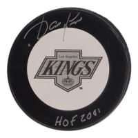 Jari Kurri Signed Kings Logo Hockey Puck Inscribed "HOF 2001" (Schwartz) at PristineAuction.com