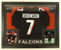 Bijan Robinson Signed Custom Framed Jersey Display (Beckett) at PristineAuction.com