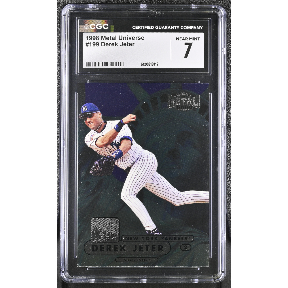 Derek Jeter 1998 Metal Universe #199 (CGC 7) at PristineAuction.com