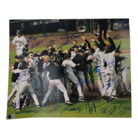 2005 White Sox 16x20 Photo Team-Signed By (23) with Ozzie Guillen, Frank Thomas, Luis Vizcaino, Paul Konerko (Beckett) at PristineAuction.com