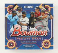 2022 Topps MLB Bowman Baseball Trading Card Mega Box with (6) Packs at PristineAuction.com