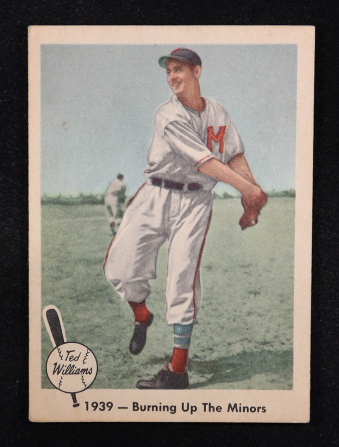 Ted Williams 1959 Fleer Ted Williams #12 Burning Up The Minors at PristineAuction.com Ted Williams 1959 Fleer Ted Williams #12 Burning Up The Minors at PristineAuction.com