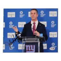 John Harbaugh Signed Giants 8x10 Photo (JSA) at PristineAuction.com