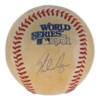 Nolan Ryan Signed 1981 World Series Logo Baseball (PSA) at PristineAuction.com