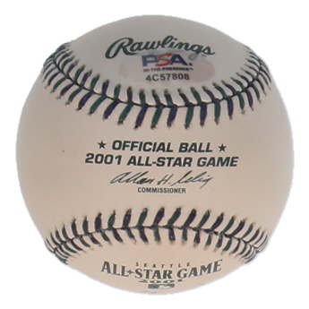 Nolan Ryan Signed 2001 All Star Game Logo Baseball (PSA) at PristineAuction.com Nolan Ryan Signed 2001 All Star Game Logo Baseball (PSA) at PristineAuction.com