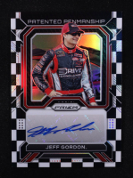 Jeff Gordon 2023 Panini Prizm Patented Penmanship Prizms Checkered Flag Prizm #12 #47/50 at PristineAuction.com