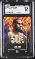 LeBron James 2024-25 Topps Now #12 (CGC GEM MINT 10) at PristineAuction.com