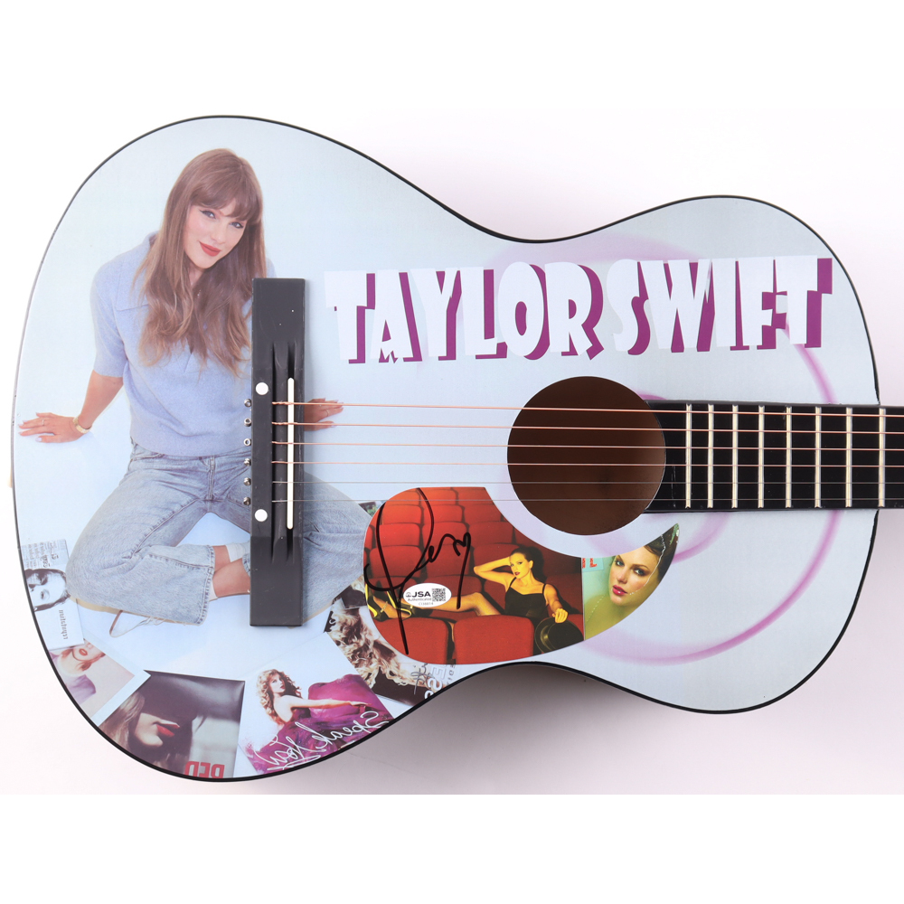 Taylor Swift Guitar with Signed Custom Insert Pickguard (JSA) at PristineAuction.com
