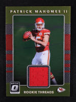 Patrick Mahomes II 2017 Donruss Optic Rookie Threads #7 RC at PristineAuction.com