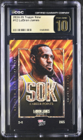 LeBron James 2024-25 Topps Now #12 (CGC PRISTINE 10 | Black Label) at PristineAuction.com