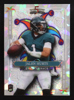Jalen Hurts 2024 Wild Card 5 Card Draw Stacked Deck Joker Silver Crystal #SDPJ-JHN #1/1 at PristineAuction.com